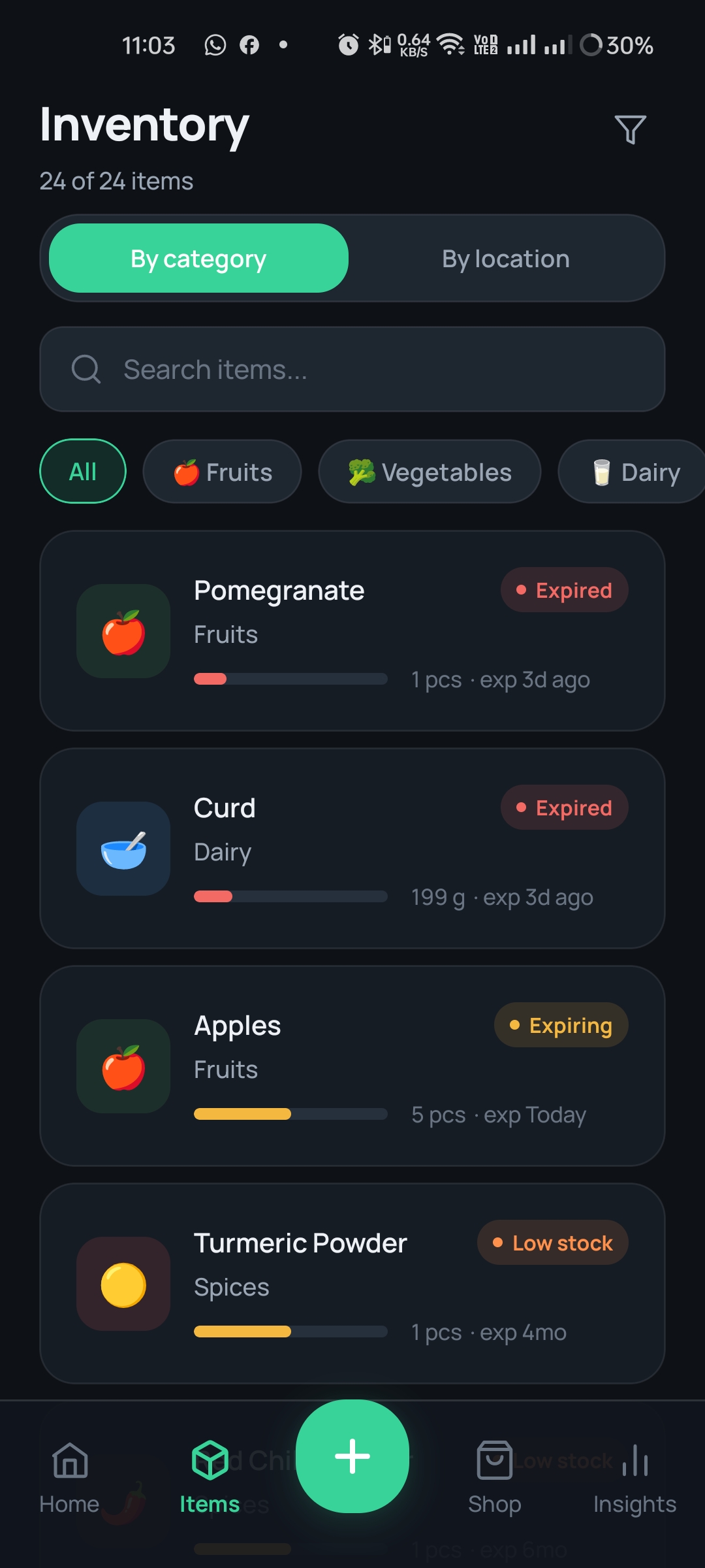 HomeVault inventory